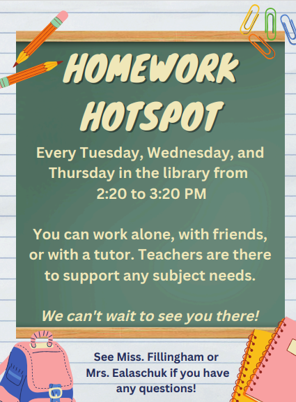 Homework hotspot